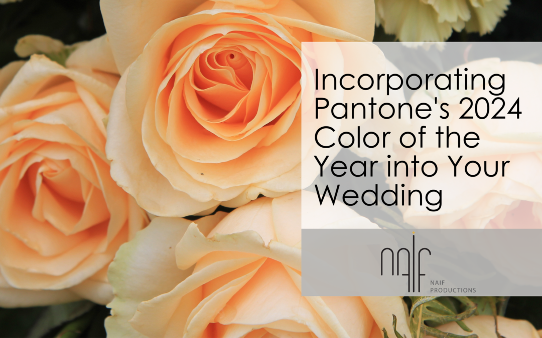 Incorporating Pantone’s 2024 Color of the Year into Your Wedding