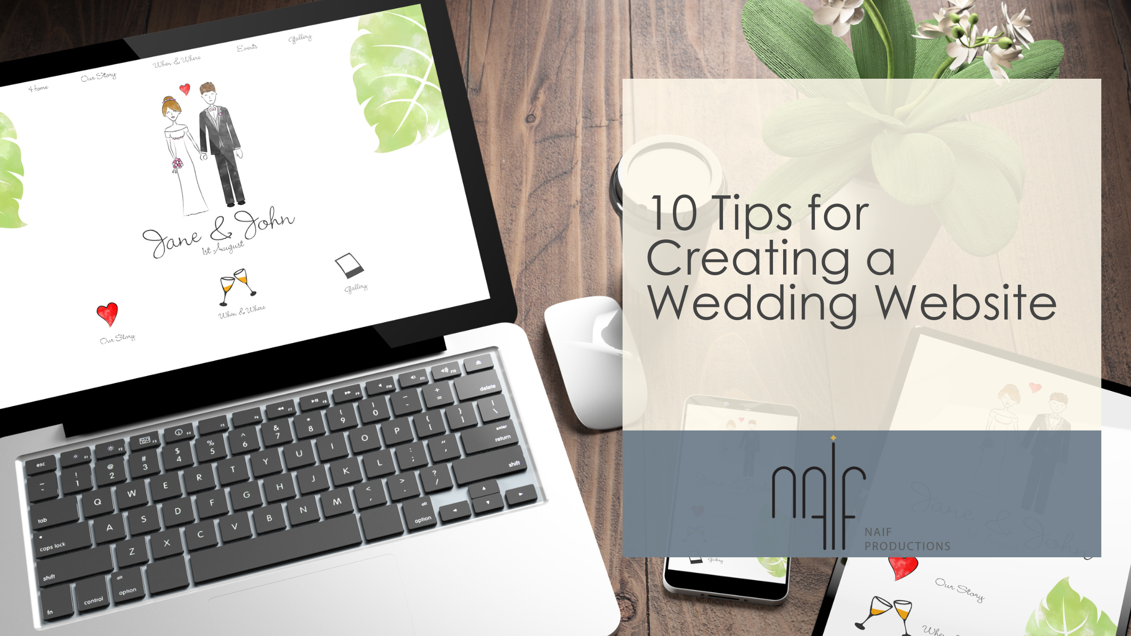 10 Tips for Creating a Wedding Website